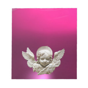 Bloc-note ANGE DE RENAISSANCE FLORENTINE, Rose, Fuchsia, Vio