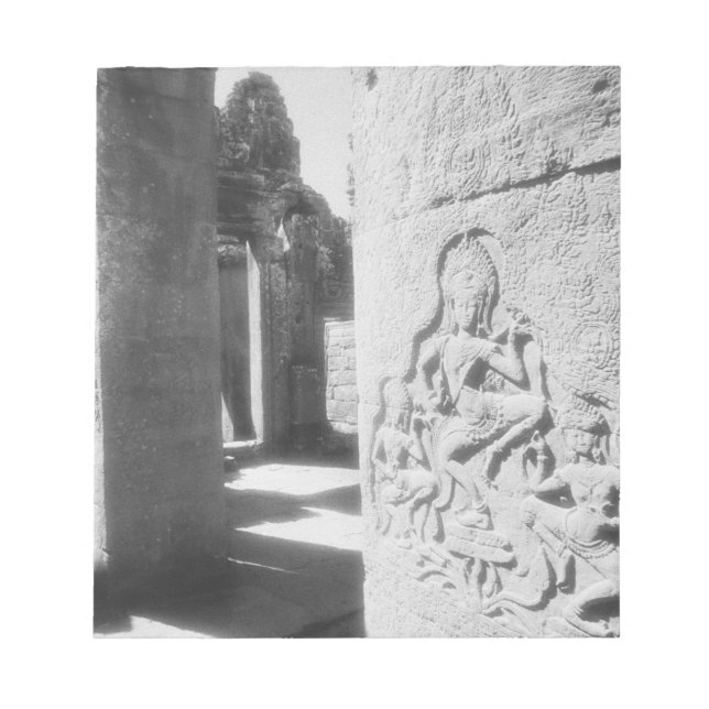 Bloc-note Angkor Cambodge, sculpture Apsara du Bayon 2 (Devant)