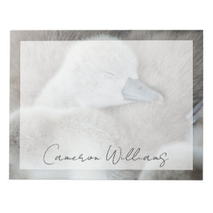 Bloc-note Animaux de bébés cutest Bébé Mute Swan
