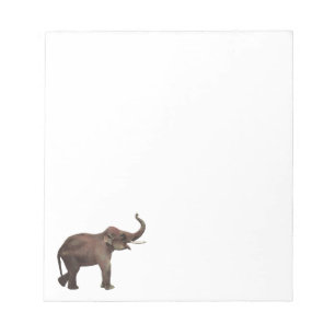 Bloc-note Animaux sauvages vintages, éléphants asiatiques 