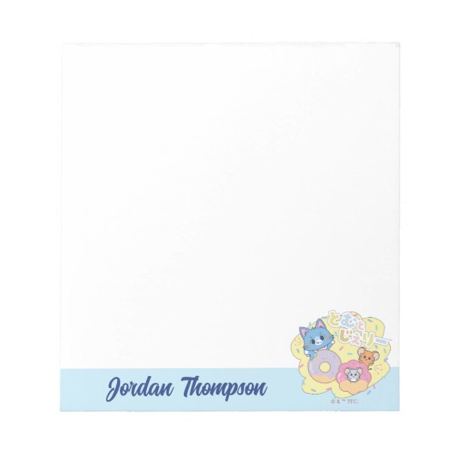 Bloc-note Anime Donut délice avec Tom, Jerry et Tuffy (Devant)