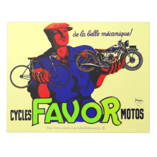 Bloc-note "Annonce Vintage du cycle Art Déco des années 1930