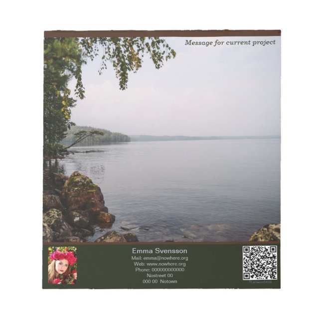 Bloc-note Anteckningsblock — Connect, Bay (Devant)