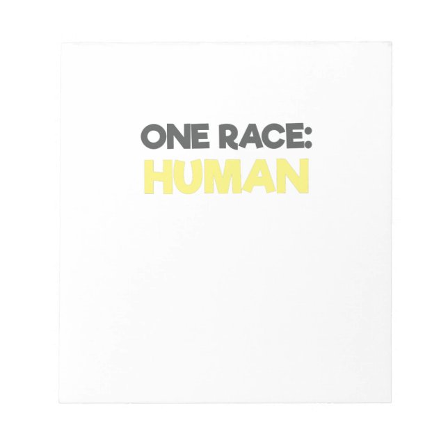 Bloc-note Anti-Racisme Une race humaine (Devant)