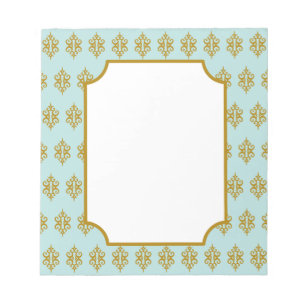 Bloc-note Antique Aqua Lace Notepad