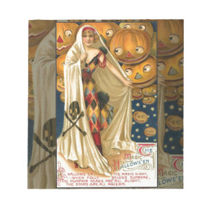 Bloc-note Antique Halloween Jack-o'-lantern Costume Femme