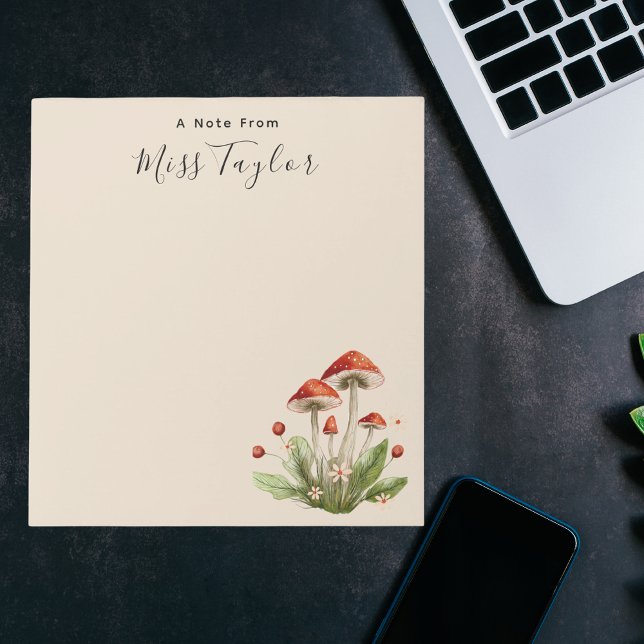 Bloc-note Appréciation de l'enseignant à l'école Retour au B (Créateur téléchargé)