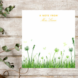 Bloc-note Appréciation de l'enseignant Boho Floral