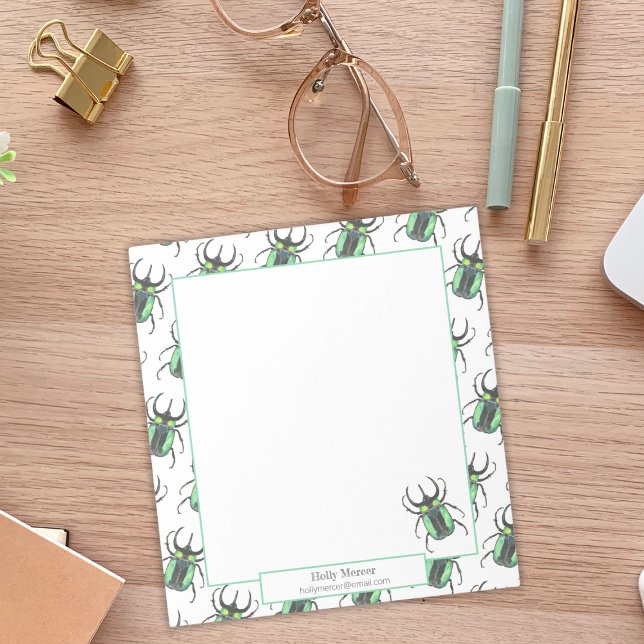 Bloc-note Appréciation des enseignants mignons Beetle (Créateur téléchargé)