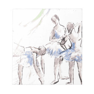 Bloc-note Aquarelle Ballet Danse Ballerina