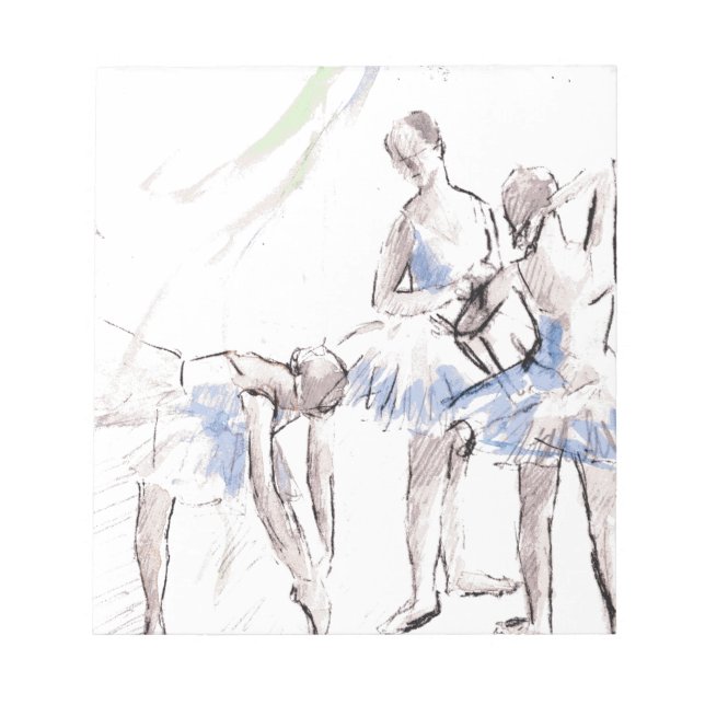 Bloc-note Aquarelle Ballet Danse Ballerina (Devant)