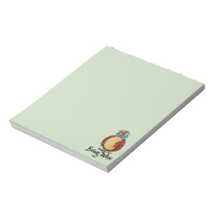 Bloc-note Aquarelle Chouette magique avec plumes arc-en-ciel