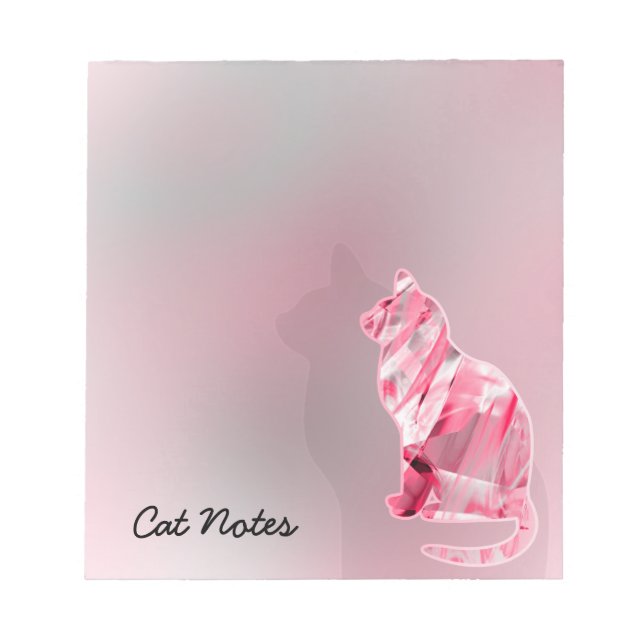 Bloc-note Aquarelle de chat animal pour Amoureux de les chat (Devant)