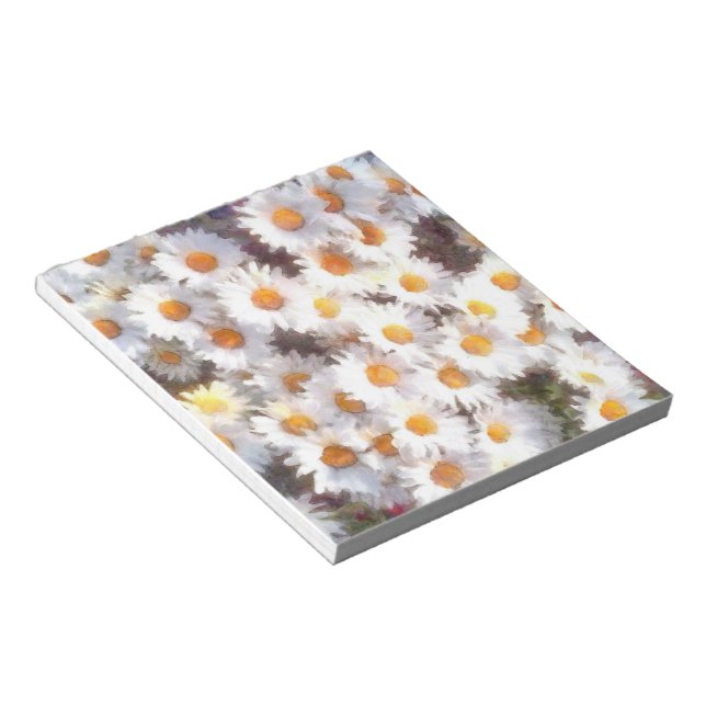 Bloc-note Aquarelle du Fleur sauvage de marguerite (Incliné)