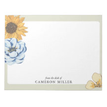 Aquarelle florale élégante De la part de