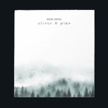 Bloc-note Aquarelle Misty Mountain<br><div class="desc">Bloc-notes de montagne de couleur d'aquarelle</div>