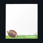 Bloc-note Aquarelle moderne Football Sport Gris Amusement En<br><div class="desc">Aquarelle moderne Football Sport Gris Amusants Enfants Bloc-notes</div>