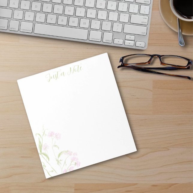 Bloc-note Aquarelle Pois doux (Créateur téléchargé)