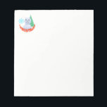 Bloc-note Arbre De Noël Et Snowman<br><div class="desc">Photo d'un bonhomme de neige, dessin d'un arbre de Noël et de deux flocons de neige, texte rouge Noël. Imprimés, t-shirts et cadeaux pour le plaisir et la bonne humeur. Profitez de Noël et de la saison du Nouvel An</div>