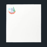 Bloc-note Arbre De Noël Et Snowman<br><div class="desc">Photo d'un bonhomme de neige,  dessin d'un arbre de Noël et de deux flocons de neige,  texte rouge Noël. Imprimés,  t-shirts et cadeaux pour le plaisir et la bonne humeur. Profitez de Noël et de la saison du Nouvel An</div>