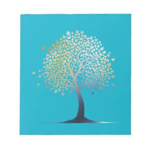 Bloc-note Arbre Nature Environnement Vie Style Silhouette