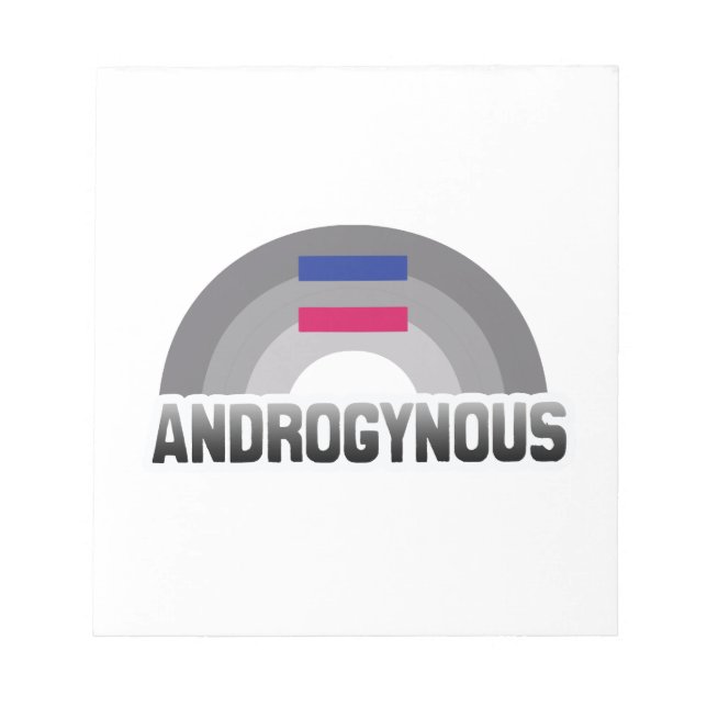 BLOC-NOTE ARC-EN-CIEL ANDROGYNE (Devant)