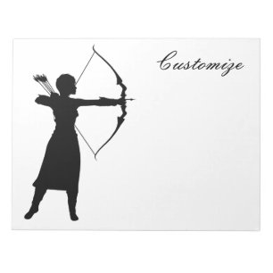 Bloc-note Archer Femme Silhouette Thunder_Cove