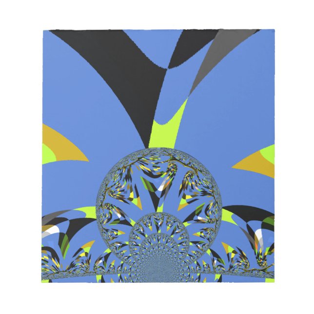 Bloc-note Arches cool avec sphères fractales Art Design (Devant)