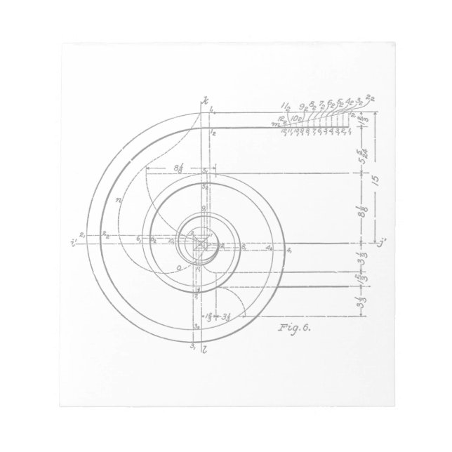 Bloc-note Architecture vintage (Devant)