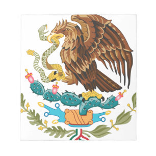 Bloc-note Armoiries nationales du Mexique - Emblème mexicain