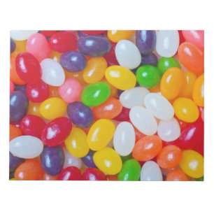 Bloc-note Arrière - plan de bonbons mous - dragées à la