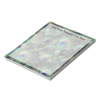 Bloc-note Arrière - plan Peacock Feather