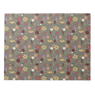 Bloc-note Arrière - plan vert de l'automne