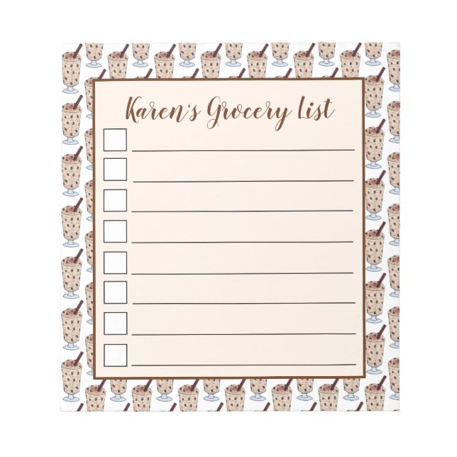 Bloc-note Arroz con Dulce Pudding Portoricain de riz à la no (Devant)