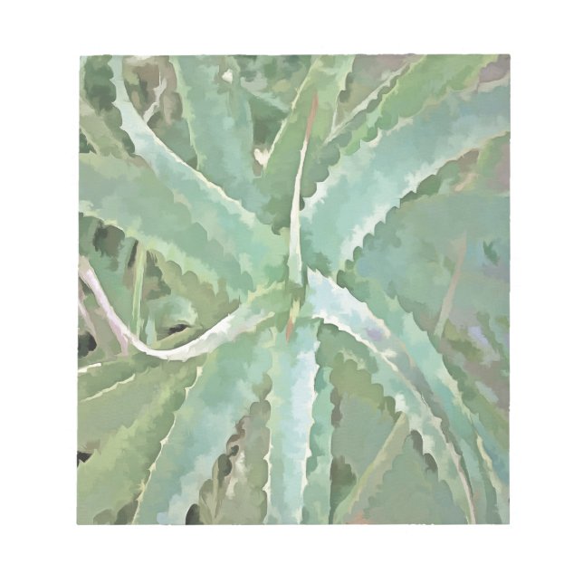 Bloc-note Art Acrylique Extraordinaire Aloe Vera (Devant)