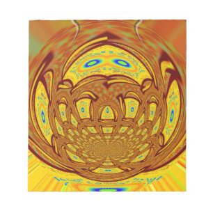 Bloc-note Art de baseball jaune doré Imprimer