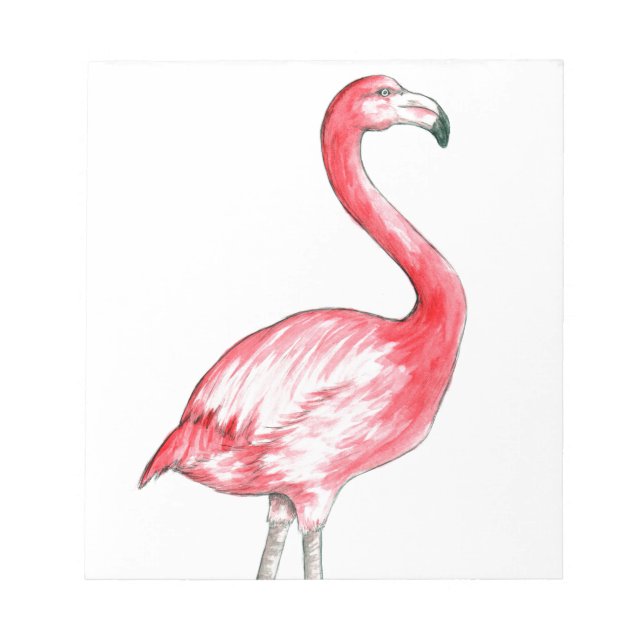 Bloc-note Art Flamant rose (Devant)