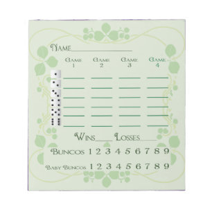 Bloc-note Art floral vert Nouveau de mars de protection de