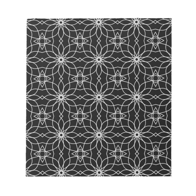 Bloc-note Art islamique Motif géométrique Design Abstrait (Devant)