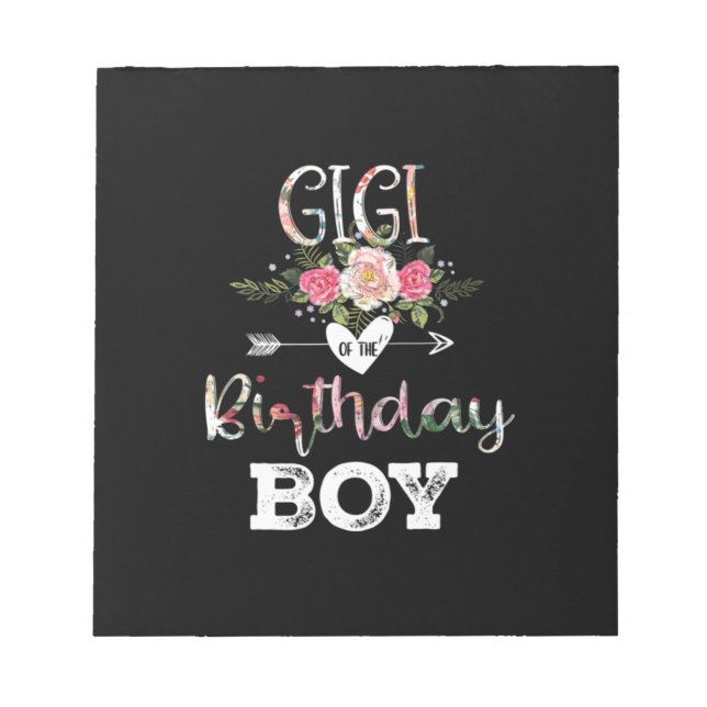 Bloc-note Art Mère | Gigi D'Un Enfant Anniversaire Anniversa (Devant)