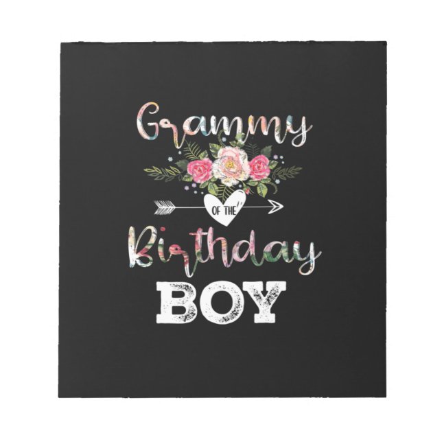 Bloc-note Art Mère | Grammy D'Un Enfant Anniversaire Anniver (Devant)