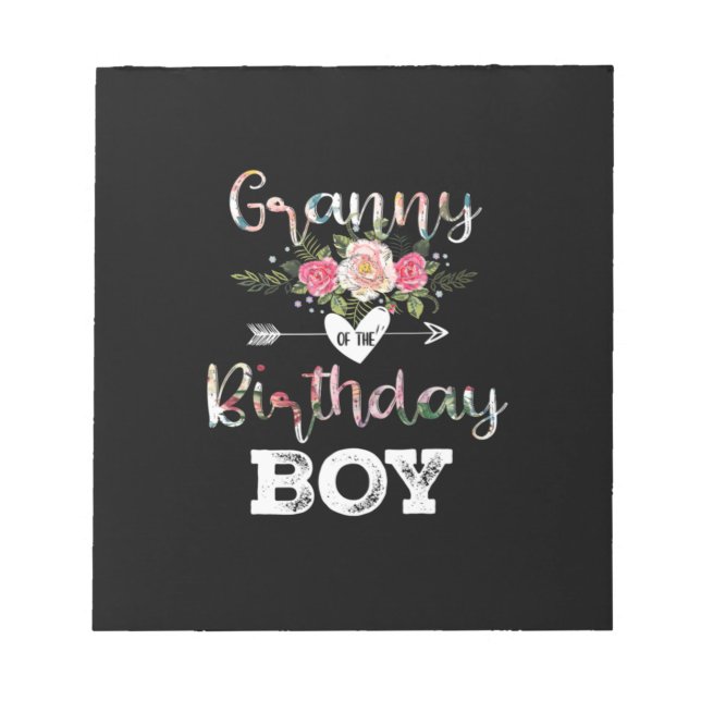 Bloc-note Art Mère | Mamie D'Un Enfant Anniversaire Annivers (Devant)
