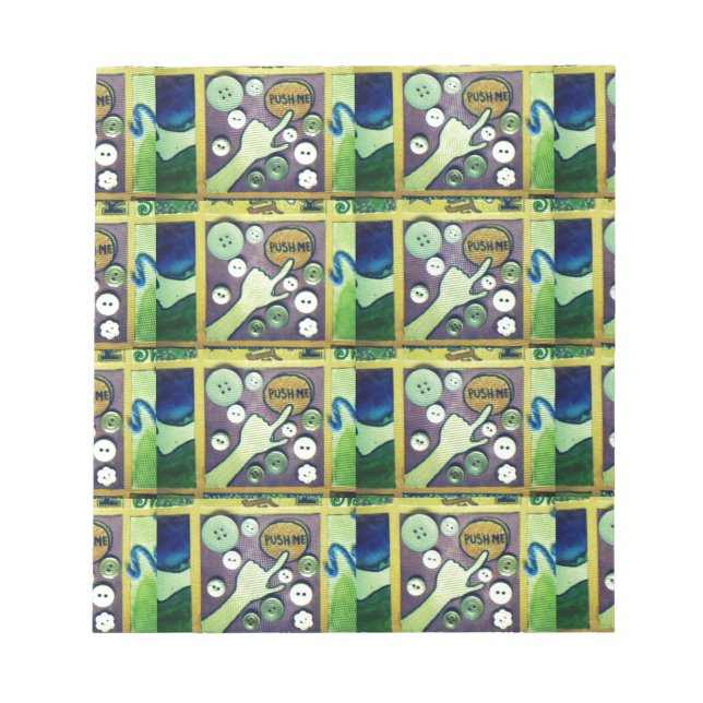 Bloc-note Art Mosaïque Contemporain - Un Joueur (Devant)