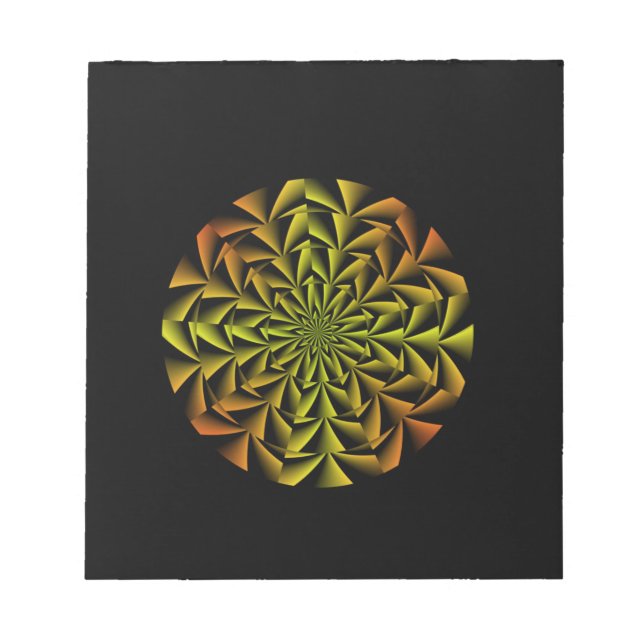 Bloc-note Art rétro spiral (Devant)