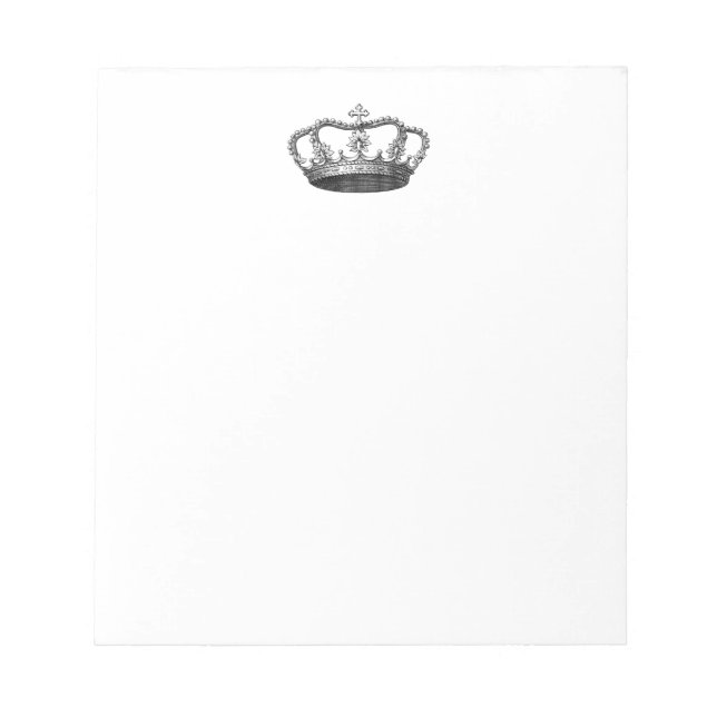 Bloc-note Article de cadeau Couronne d'Argent Vous Personnal (Devant)