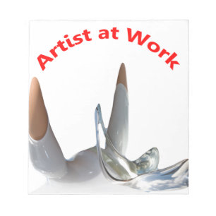 Bloc-note Artiste au travail