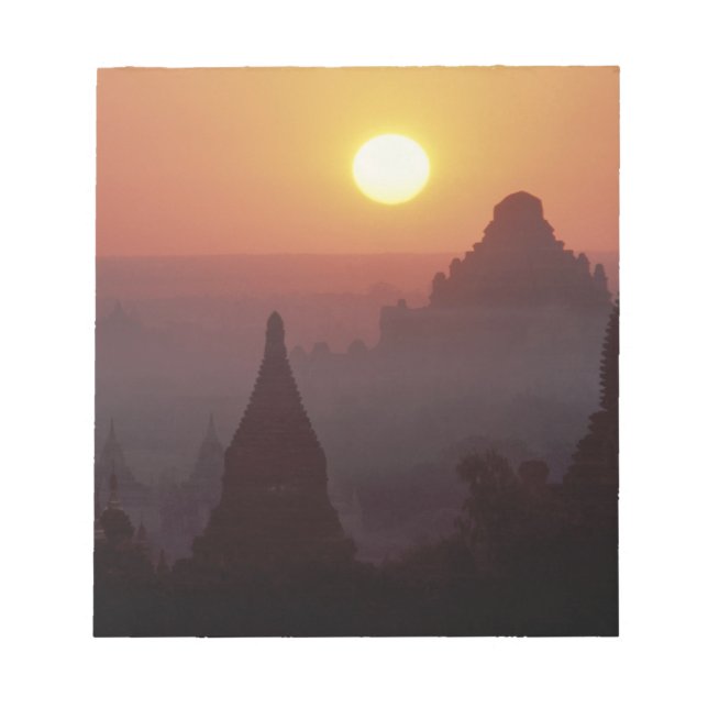 Bloc-note Asie, Birmanie, (Myanmar), Pagan (Bagan) Le temple (Devant)