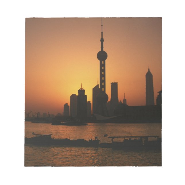 Bloc-note ASIE, Chine, Shanghai Vue de la télévision Orienta (Devant)
