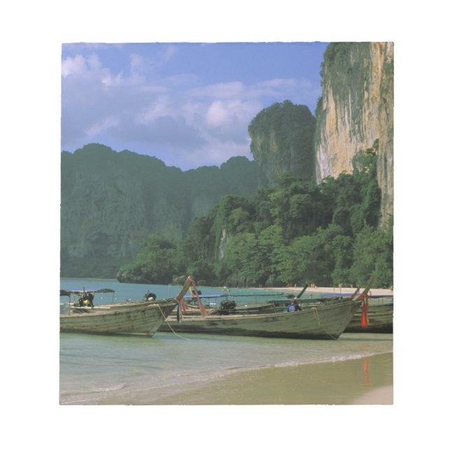 Bloc-note Asie, Thaïlande, Krabi. Plage de West Railay, (Devant)