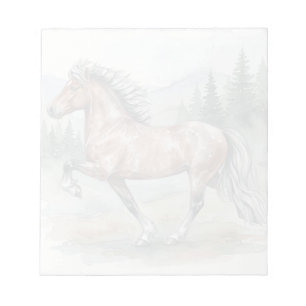 Bloc-note Astrid Tolting cheval islandais aquarelle
